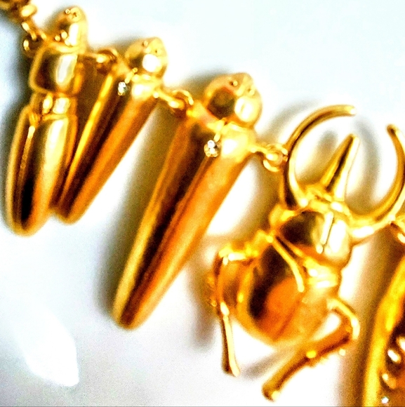 🌹Schiaparelli Insects Ststement Necklace. I a box - Picture 10 of 16